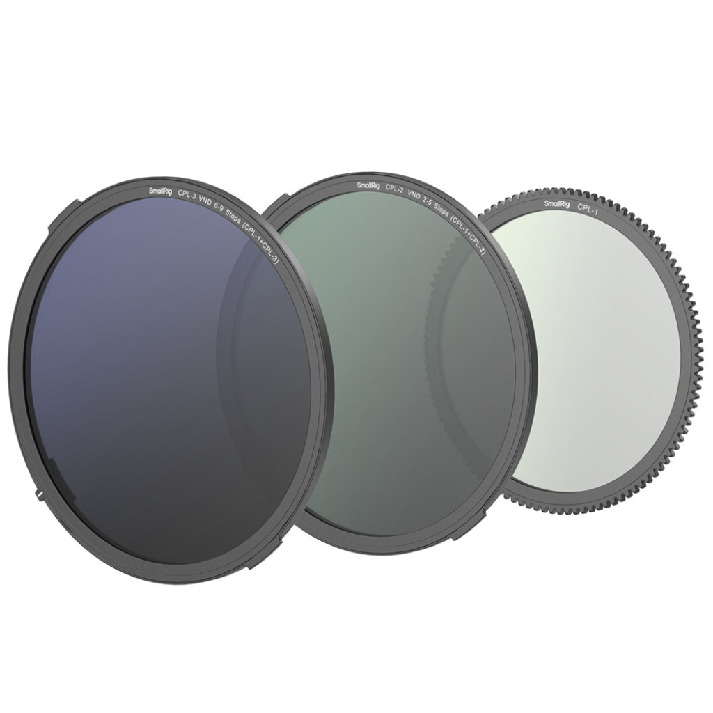Smallrig Zestaw okrągłych fitrów magnetycznych VND Filter Kit (CLP1 / CLP2 / CLP3, 2-6, 6-9 stopni)
