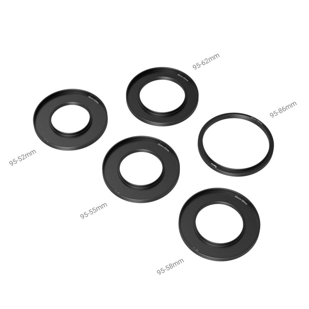 Smallrig Zestaw pierścieni redukcyjnych do Matte Box 3196 (52mm / 55mm / 58mm / 62mm / 86mm / 95mm - 114mm)