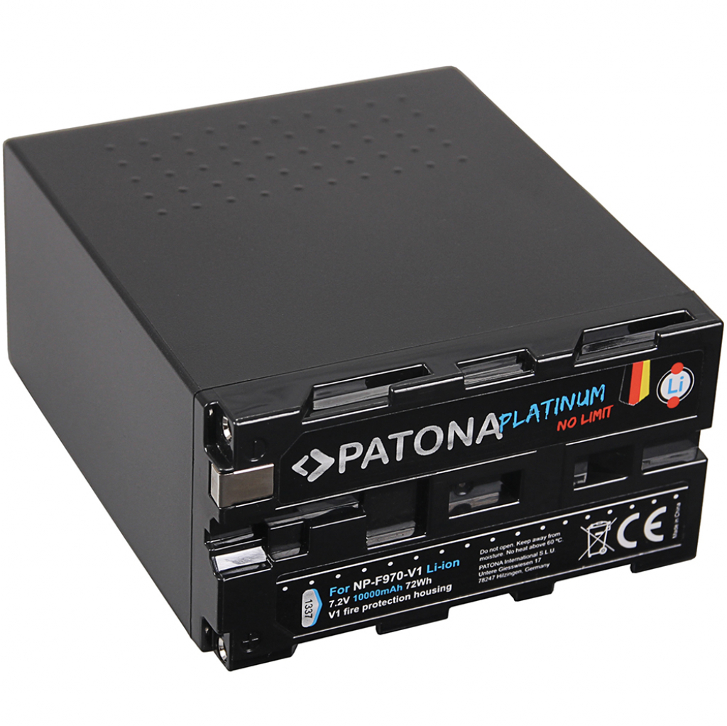 Patona Akumulator Platinum NP-F970 ogniwa TESLA, obudowa V1 odporna na gorąco