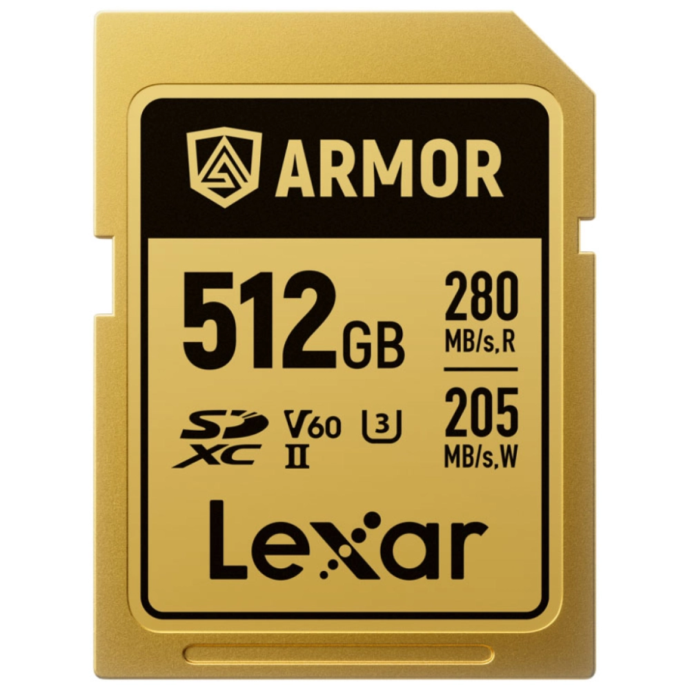 Lexar SDXC ARMOR Gold UHS-II U3, Stainless Steel, IP68 R280/W210,1TB V60 131226