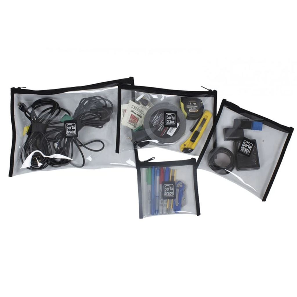 Porta Brace Zestaw toreb przezroczystych na akcesoria (4szt)