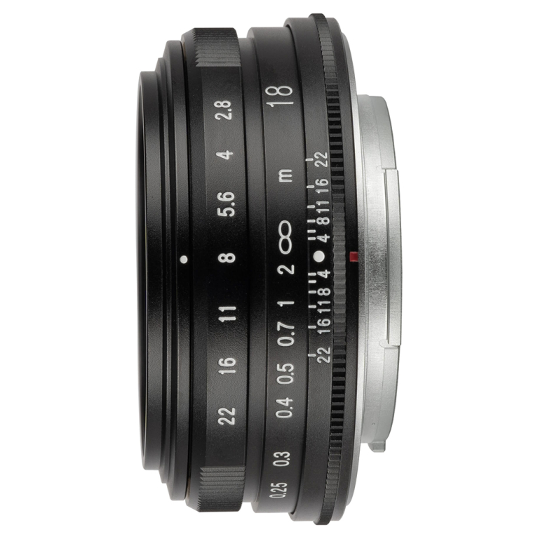 Voigtlander Color Skopar 18 mm f/2.8 do Fujifilm X czarny