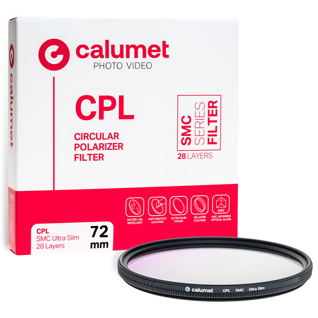 Calumet Filtr CPL SMC 72 mm Ultra Slim 28 warstw - Kup za 219,60 zł (taniej o 10 %) wpisując w koszyku kod: ORANGECALUMET10
