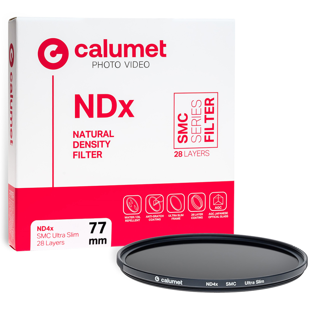 Calumet Filtr ND4x SMC 77 mm Ultra Slim 28 warstw - Kup za 165,60 zł (taniej o 10 %) wpisując w koszyku kod: ORANGECALUMET10