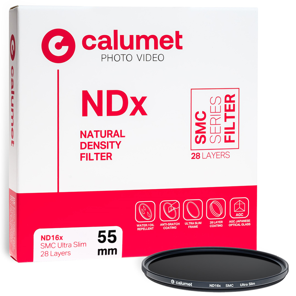 Calumet Filtr ND16x SMC 55 mm Ultra Slim 28 warstw - Kup za 125,10 zł (taniej o 10 %) wpisując w koszyku kod: ORANGECALUMET10
