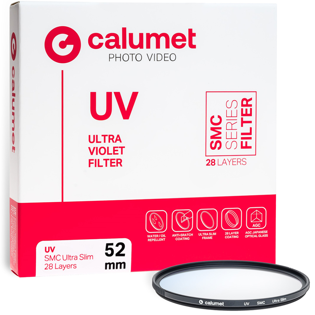 Calumet Filtr UV SMC 52 mm Ultra Slim 28 warstw - Kup za 93,60 zł (taniej o 10 %) wpisując w koszyku kod: ORANGECALUMET10