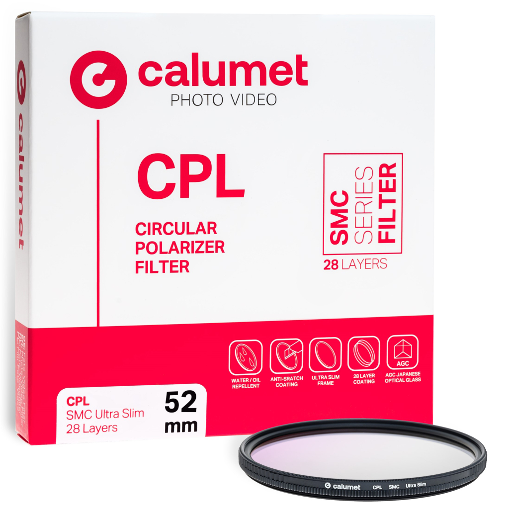 Calumet Filtr CPL SMC 52 mm Ultra Slim 28 warstw - Kup za 165,60 zł (taniej o 10 %) wpisując w koszyku kod: ORANGECALUMET10