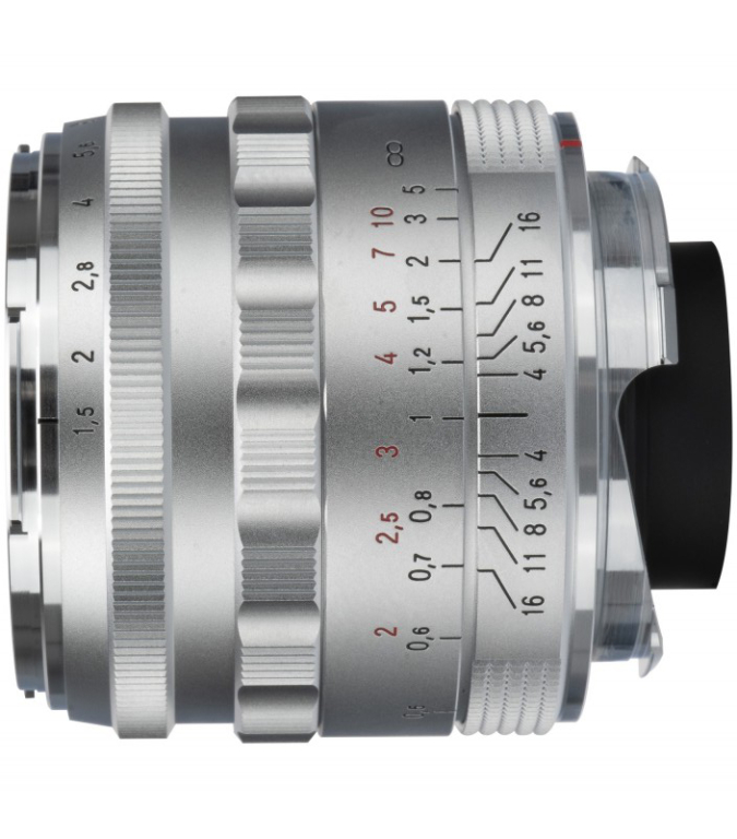 Voigtlander Nokton II Vintage Line 28 mm f/1.5 do Leica M srebrny