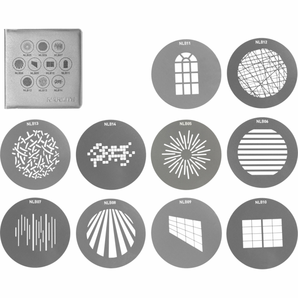 NANLITE GOBO Set 1 do Projectora PJ-BM