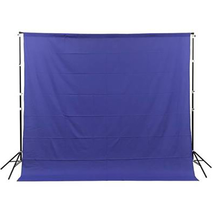 GlareOne materiałowe Blue Screen Backdrop 3x3 m - niebieskie