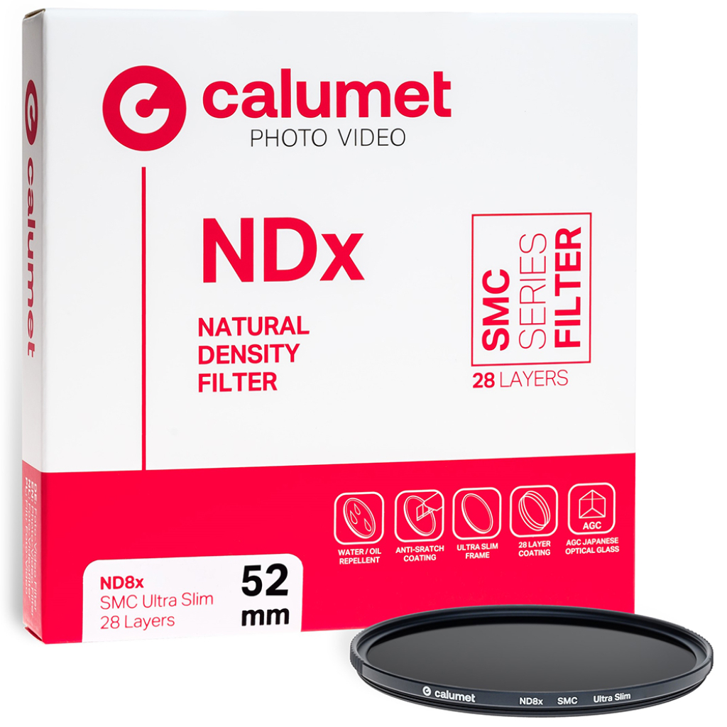 Calumet Filtr ND8x SMC 52 mm Ultra Slim 28 warstw - Kup za 116,10 zł (taniej o 10 %) wpisując w koszyku kod: ORANGECALUMET10