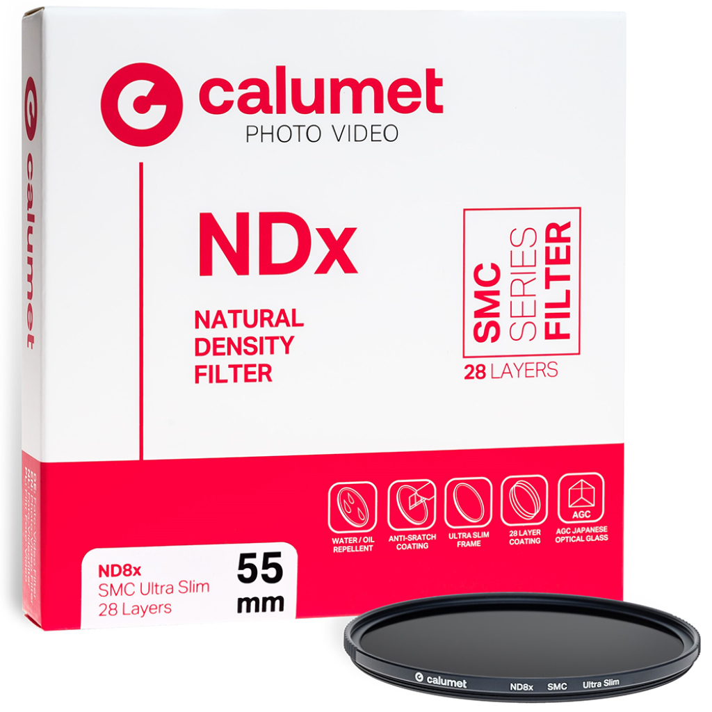 Calumet Filtr ND8x SMC 55 mm Ultra Slim 28 warstw - Kup za 125,10 zł (taniej o 10 %) wpisując w koszyku kod: ORANGECALUMET10