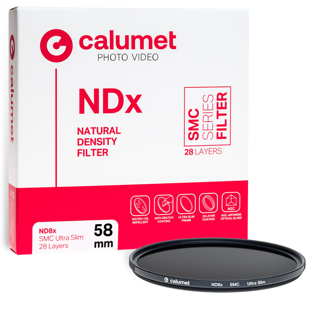 Calumet Filtr ND8x SMC 58 mm Ultra Slim 28 warstw - Kup za 129,60 zł (taniej o 10 %) wpisując w koszyku kod: ORANGECALUMET10