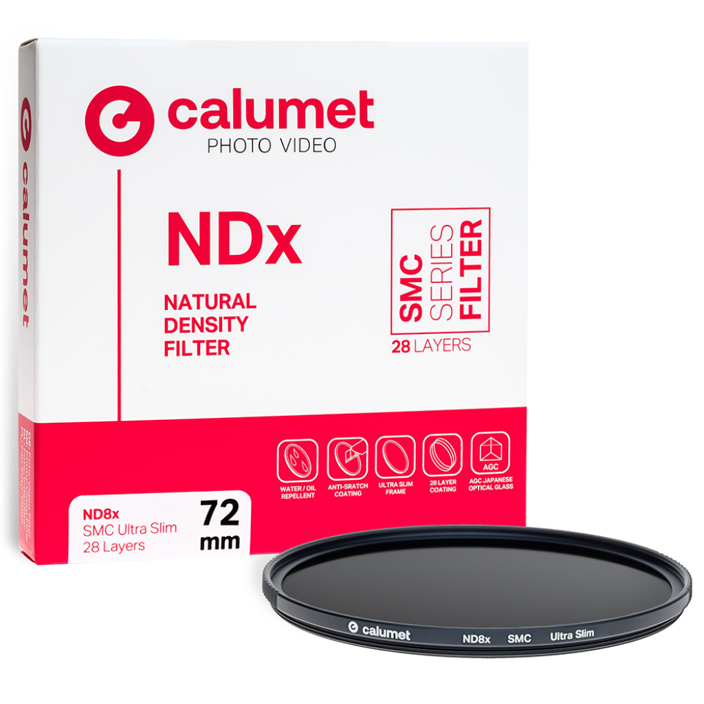 Calumet Filtr ND8x SMC 72 mm Ultra Slim 28 warstw - Kup za 156,60 zł (taniej o 10 %) wpisując w koszyku kod: ORANGECALUMET10