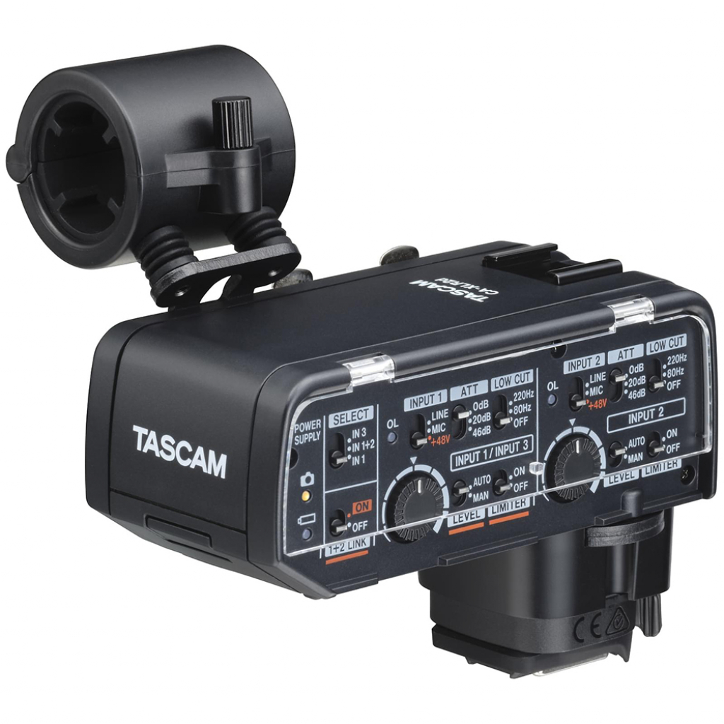 Tascam Adapter mikrofonowy CA-XLR2d-C do CANON (R5C!)