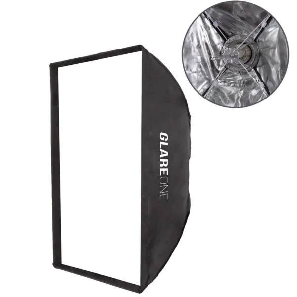 GlareOne Easy Fold 80x120 cm szybki montaż mocowanie Bowens