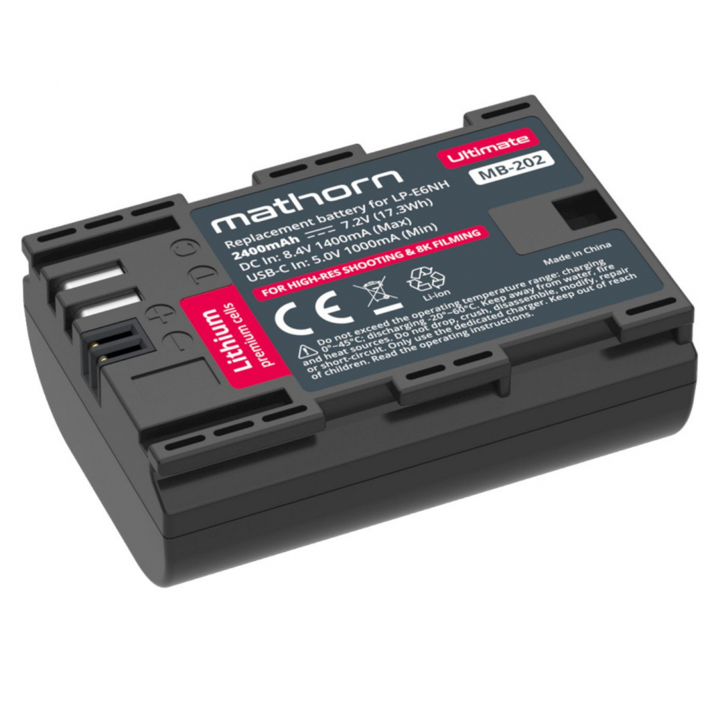 Mathorn MB-202 ULTIMATE - zamiennik Canon LP-E6NH