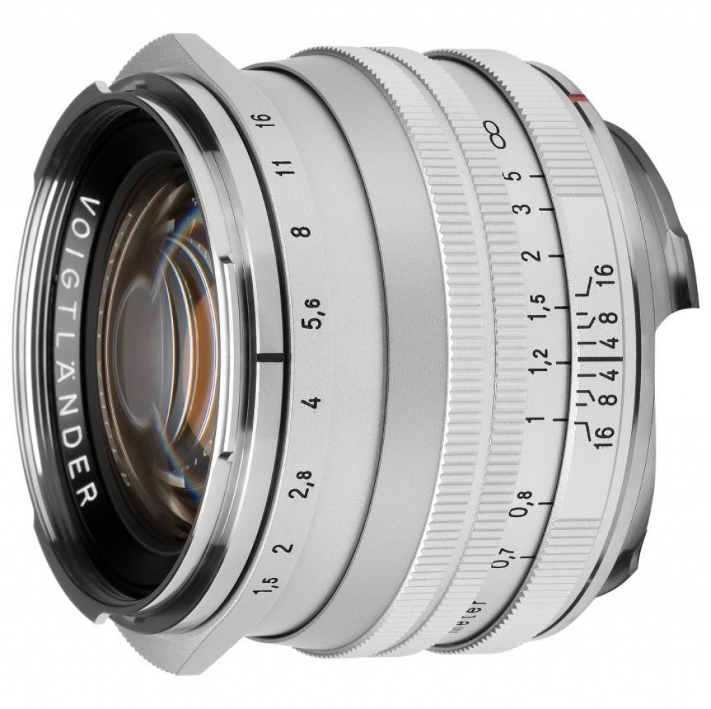 Voigtlander Nokton II 50 mm f/1,5 do Leica M - SC, srebrny