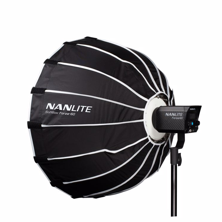 NANLITE Softbox paraboliczny 60 cm z mocowaniem FM Mount do lamp Forza 60 II / 60B II / 60C / FS-60 / FC-60 / FC-120