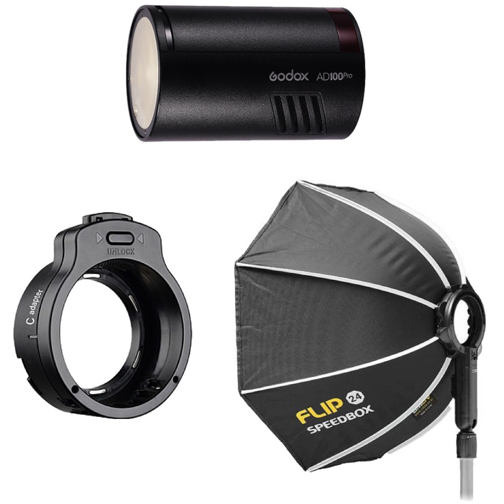 Godox AD100 PRO TTL Flip Travel Kit