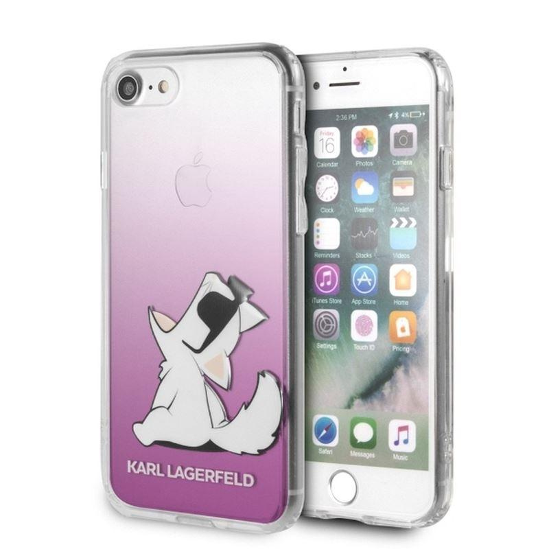 Karl Lagerfeld Choupette Fun Sunglasses - Etui iPhone SE 2020 / 8 / 7 Pink
