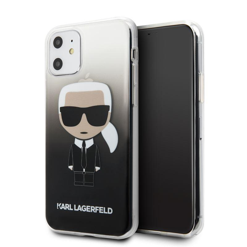 Karl Lagerfeld Iconic Karl Gradient - Etui iPhone 11 czarny