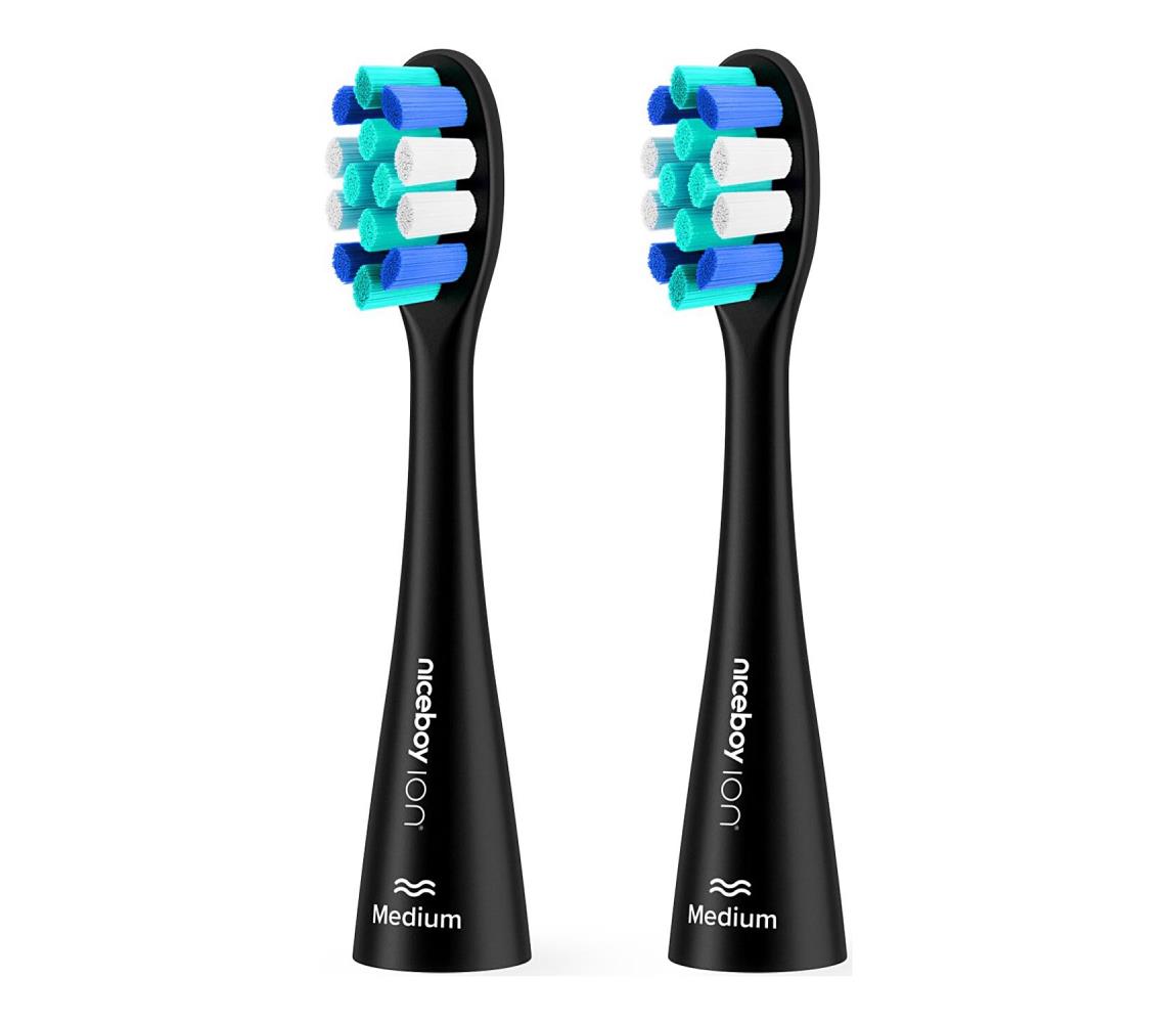 Niceboy ION Sonic Lite głowica wymienna medium Black 2 szt.