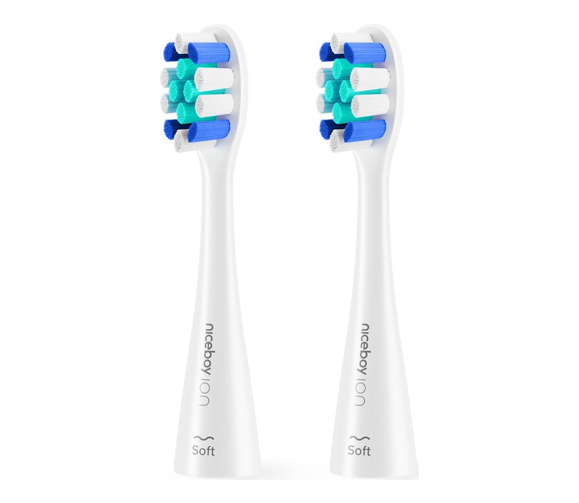 Niceboy ION Sonic Lite głowica wymienna soft White 2 szt.