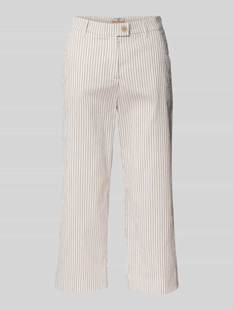 Spodnie materiałowe o skróconym kroju model ‘Lorella’