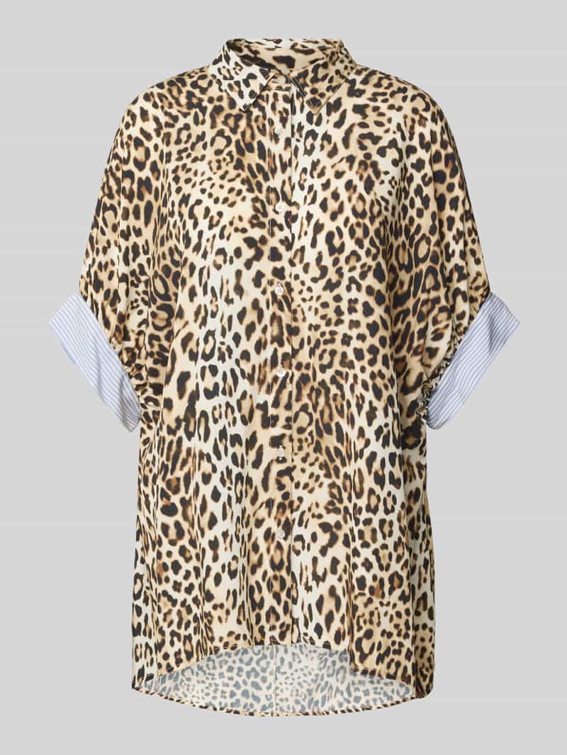 Bluzka koszulowa o długim kroju