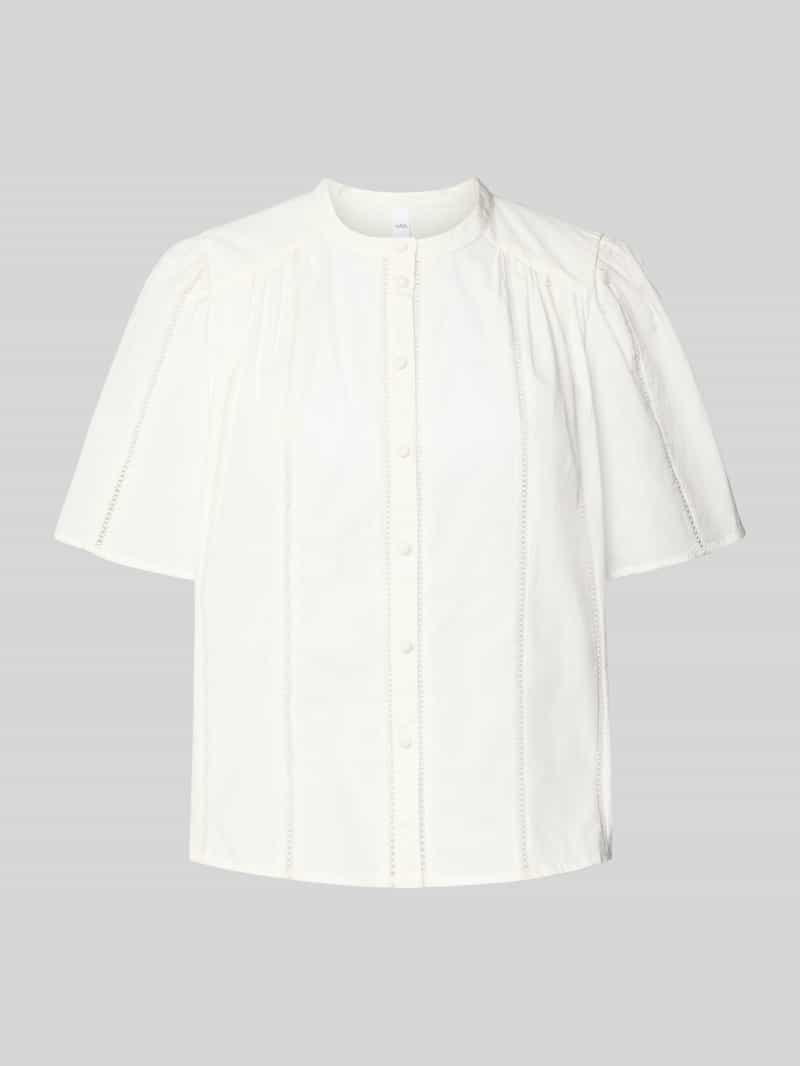 Bluzka o kroju regular fit ze stójką model ‘GUNIA’