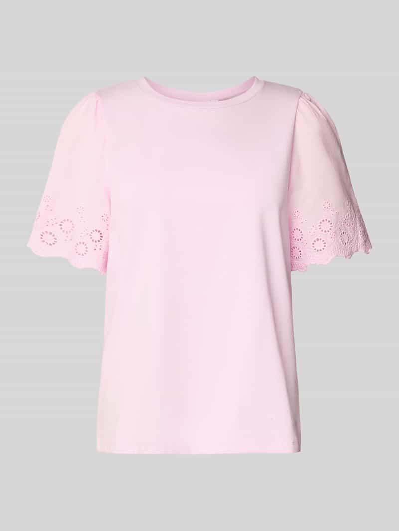 T-shirt z haftem angielskim model ‘CELIANA’