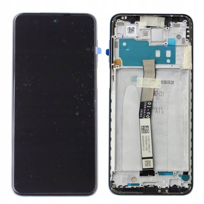 Nowy Wyświetlacz Xiaomi Redmi Note 9 Pro M2003J6A1G M2003J6A1I Z Ramką
