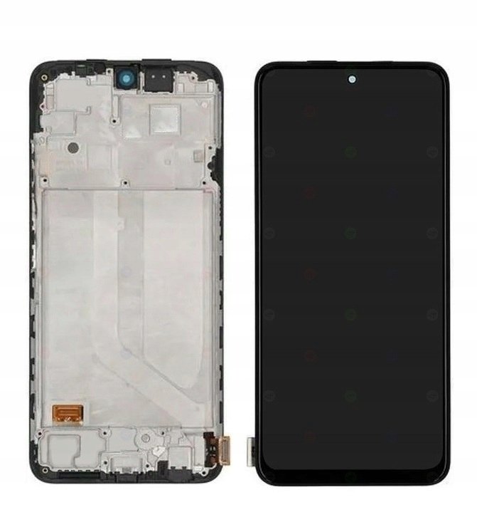 Nowy Wyświetlacz Xiaomi Note 10S M2101K7Bi, M2101K7Bg Z Ramką