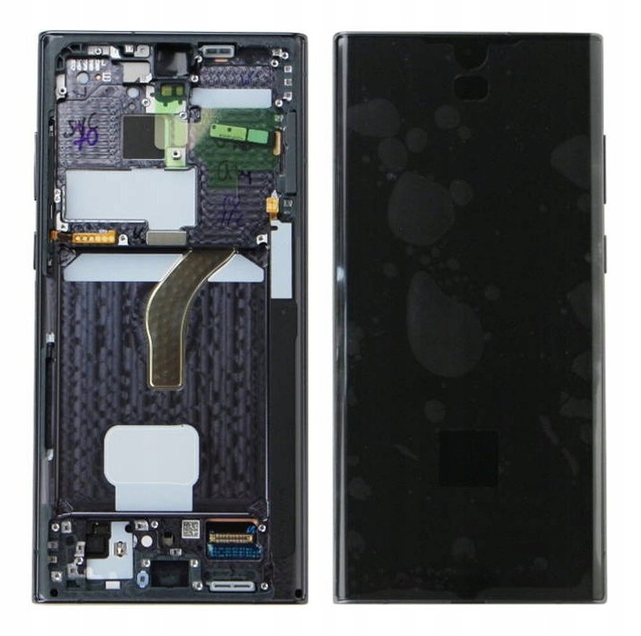 Nowy Oryginalny Ekran Lcd Samsung S22 Ultra 5G Sm-S908B Z Ramką Czarny