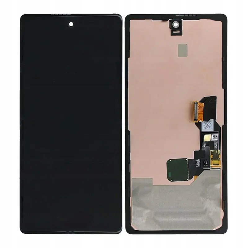 Nowy Oryginalny Ekran Lcd Pixel 6A G1Azg, Gx7As, Gb62Z, Gb17L Z Ramką