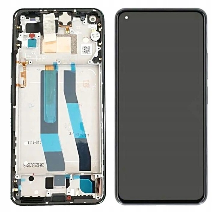 Nowy Oryginalny Ekran Lcd Xiaomi Mi 11 Lite 5G Ne 2109119Dg Z Ramką Czarny