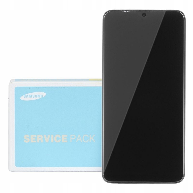 Nowy Oryginalny Wyświetlacz Samsung A03S Sm-A037F Sm-A037M Sm-A037G Z Ramką