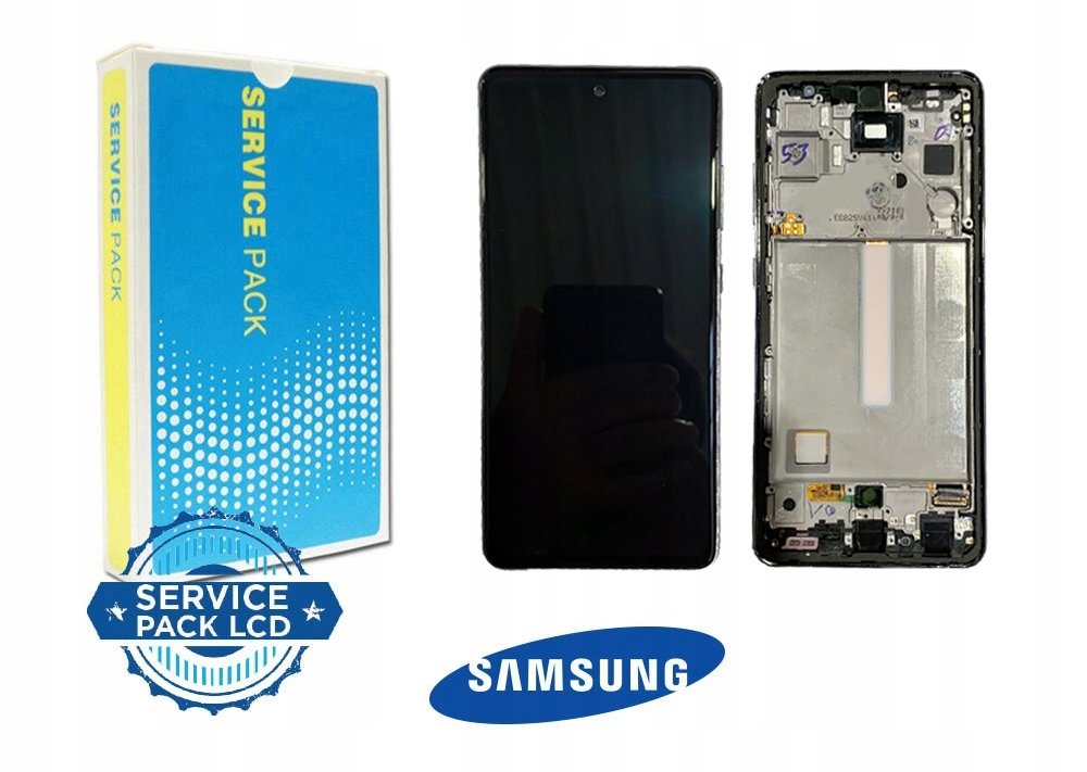Nowy Oryginalny Ekran Lcd Samsung Galaxy A52S 5G Sm-A528B/Ds Z Ramką Fiolet