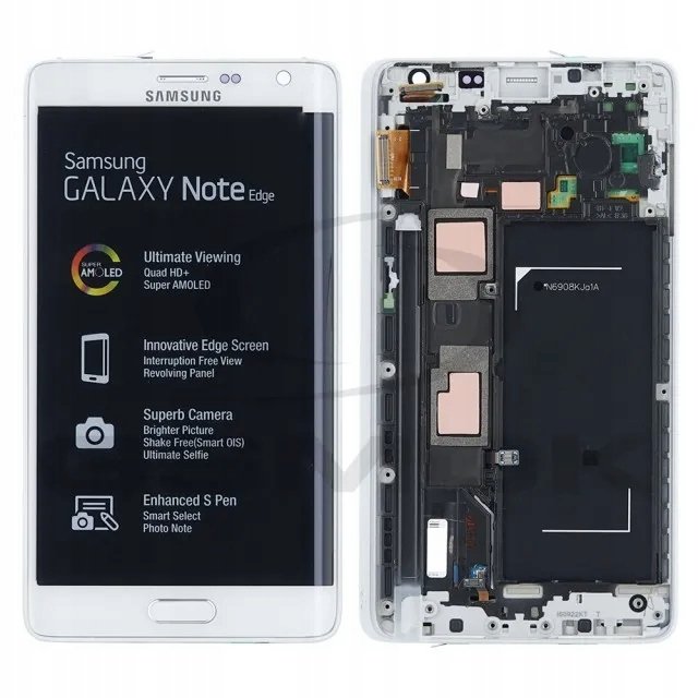 Nowy Oryginalny Wyświetlacz Samsung Note Edge Sm-N915F Z Ramką