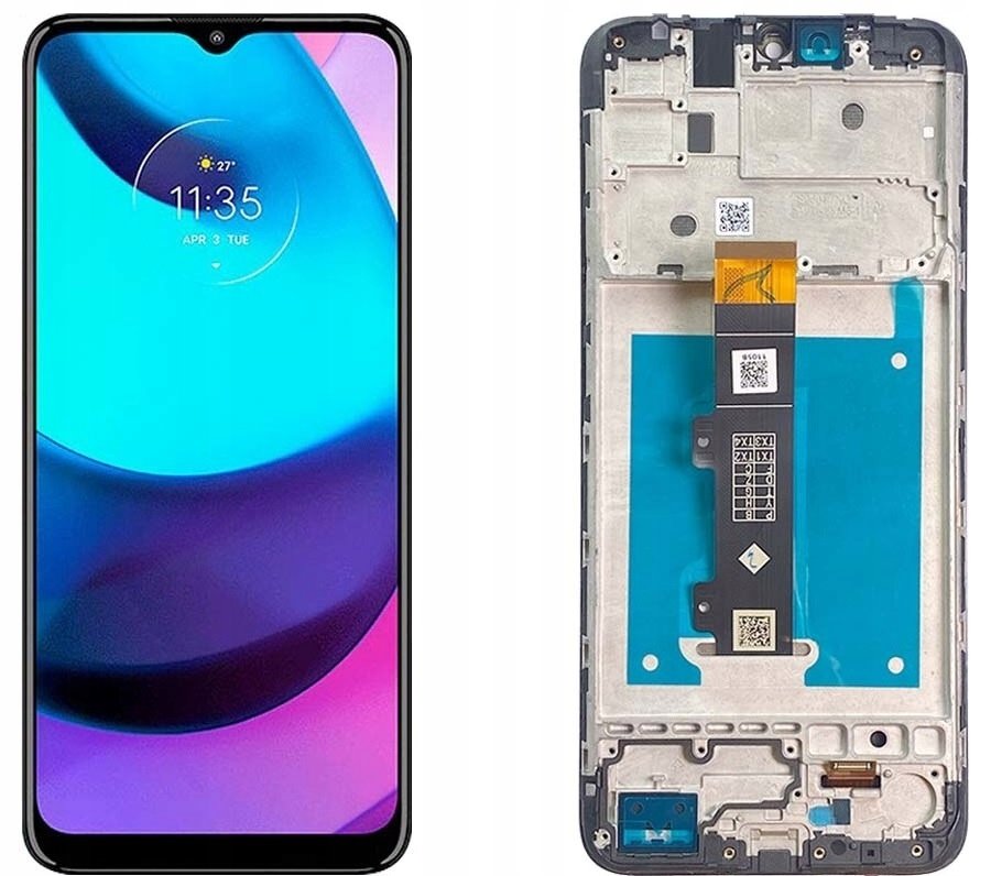 Nowy Oryginalny Ekran Lcd Motorola E20 Xt2155, Xt2155-1 Xt 2155-6 Z Ramką