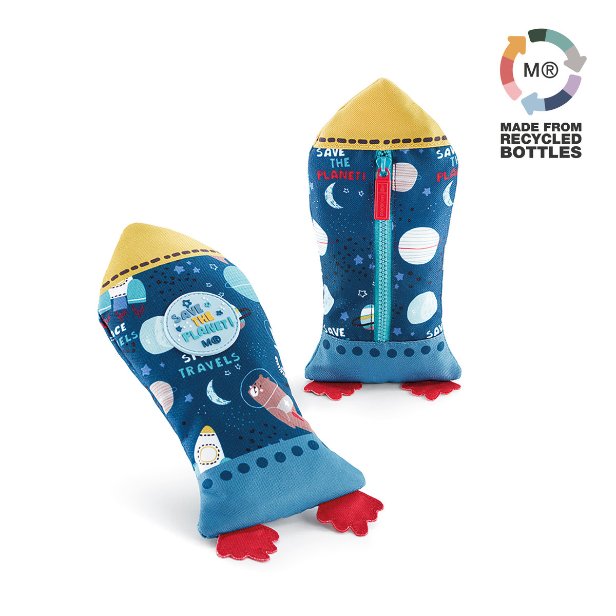 Piórnik tuba dla chłopca Kosmos, Rpet Space Rocket, Miquelrius