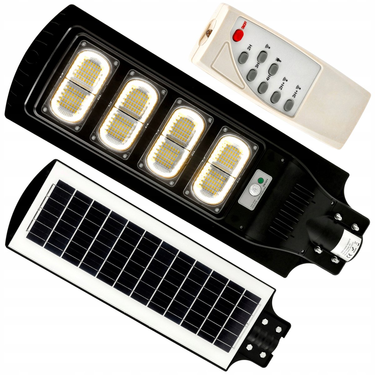 MOCNA LAMPA SOLARNA LED 120W LATARNIA ULICZNA