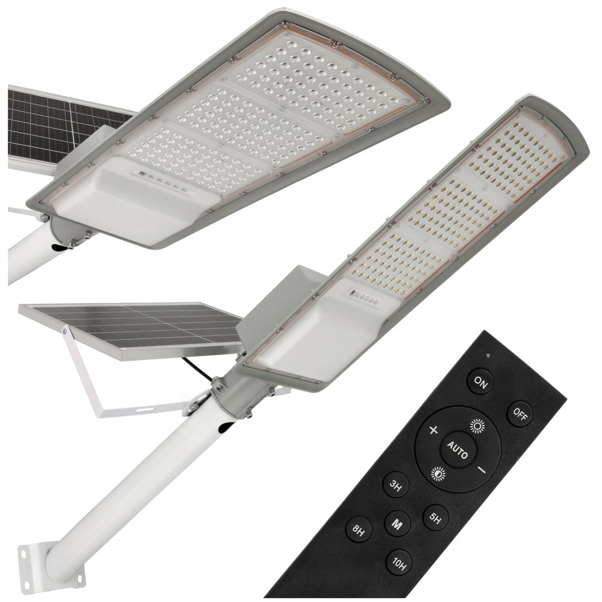 LAMPA SOLARNA LED LATARNIA 180W ULICZNA + UCHWYT