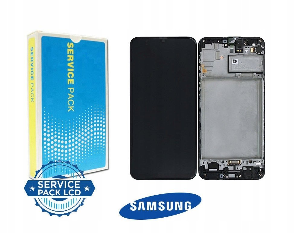Nowy Oryginalny Ekran Lcd Samsung Galaxy M30 Sm-M305F, Sm-M305F/Ds Z Ramką