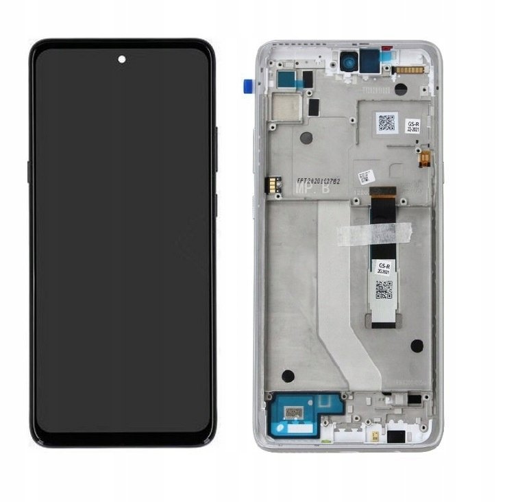 Nowy Oryginalny Ekran Lcd Motorola Moto G 5G Xt2113-1, Xt2113-2 Z Ramką