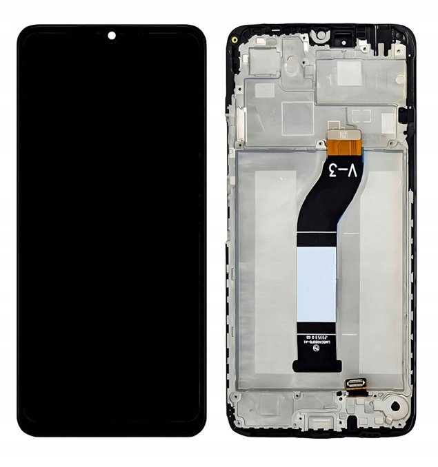 Nowy Wyświetlacz Redmi 13C 5G 23100Rn82L, 23106Rn0Da, 23108Rn04Y Z Ramką