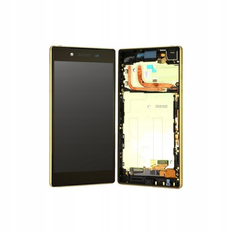 Nowy Oryginalny Ekran Lcd Sony Xperia Z5 E6653 E6603 Z Ramką Złoty