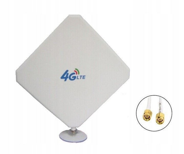 Nowa Antena Lte 35Dbi Mimo 3G/4G Lte Złącze Sma