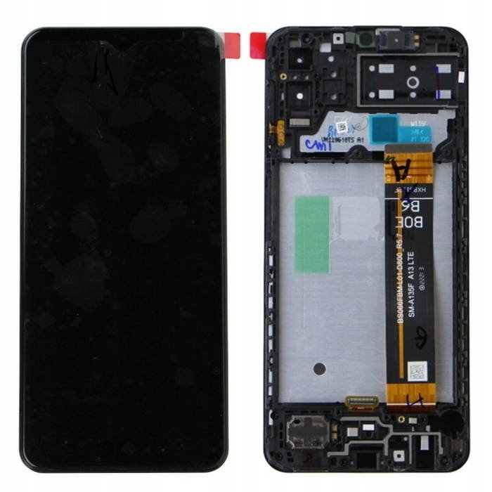 Nowy Oryginalny Ekran Lcd Samsung M13 4G Sm-M135F/Ds, Sm-M135F/Dsn Z Ramką